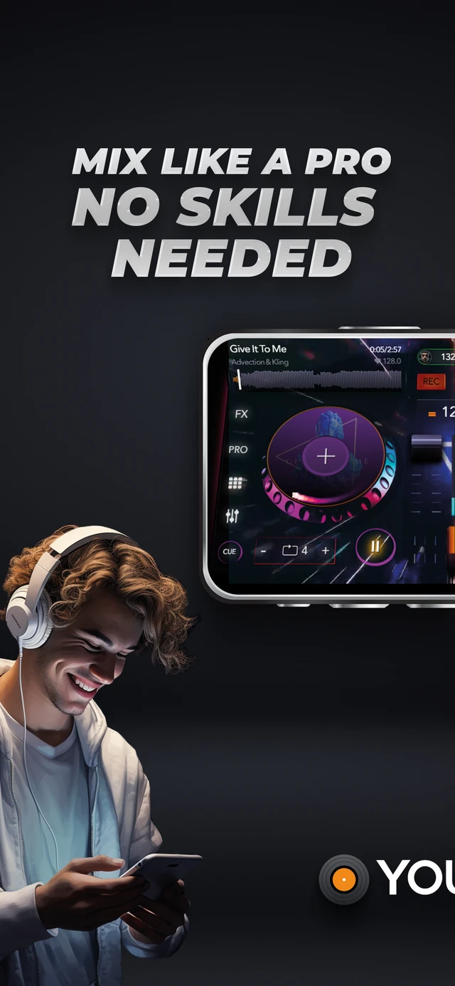 YouDJ Mixer — Mix like a pro, no skills needed