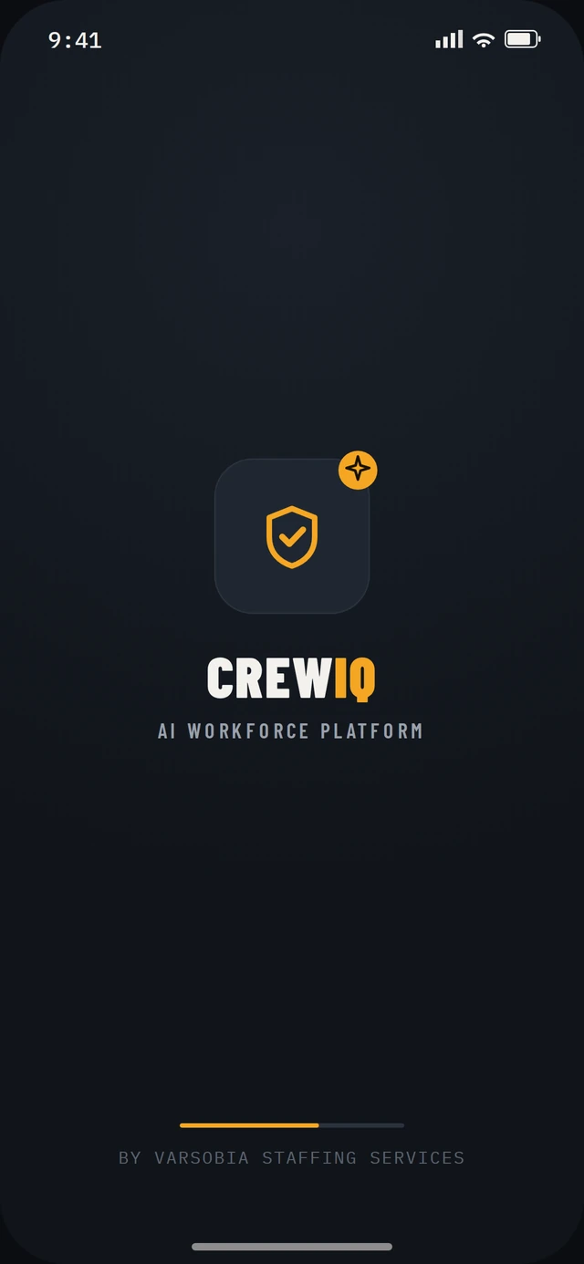 CrewIQ — Splash & brand